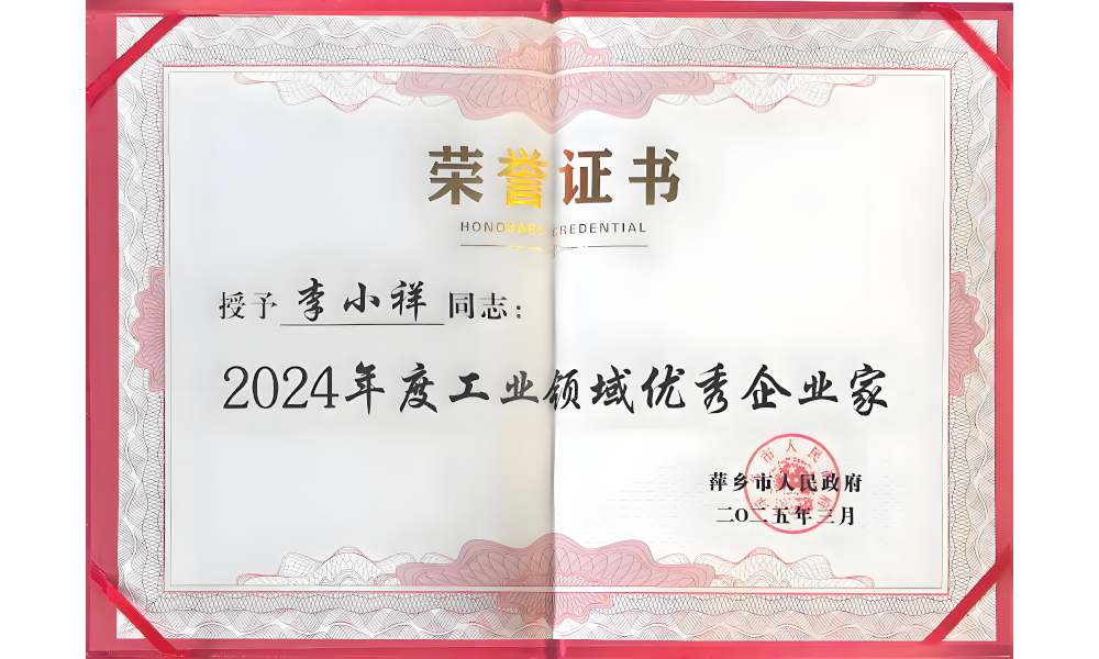 2024年度工業(yè)領(lǐng)域優(yōu)秀企業(yè)家